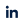 LinkedIn logo in white
